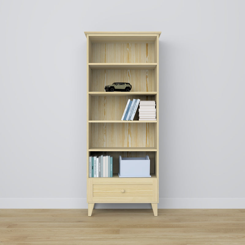 Pine shelf 1S 80 Scandi clear pine