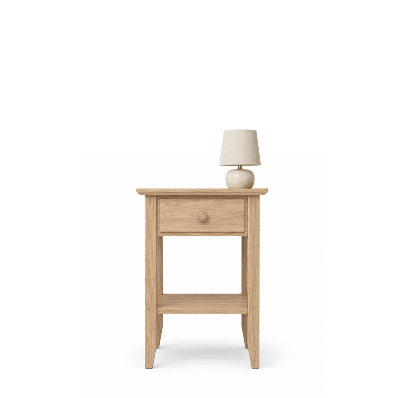 Comodino in rovere 1C N01 Scandi rovere naturale