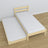 Letto con cassetto per materasso pino trasparente in legno – dimensioni, Nizio