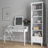 Scaffale in legno 1S 57 Scandi bianco