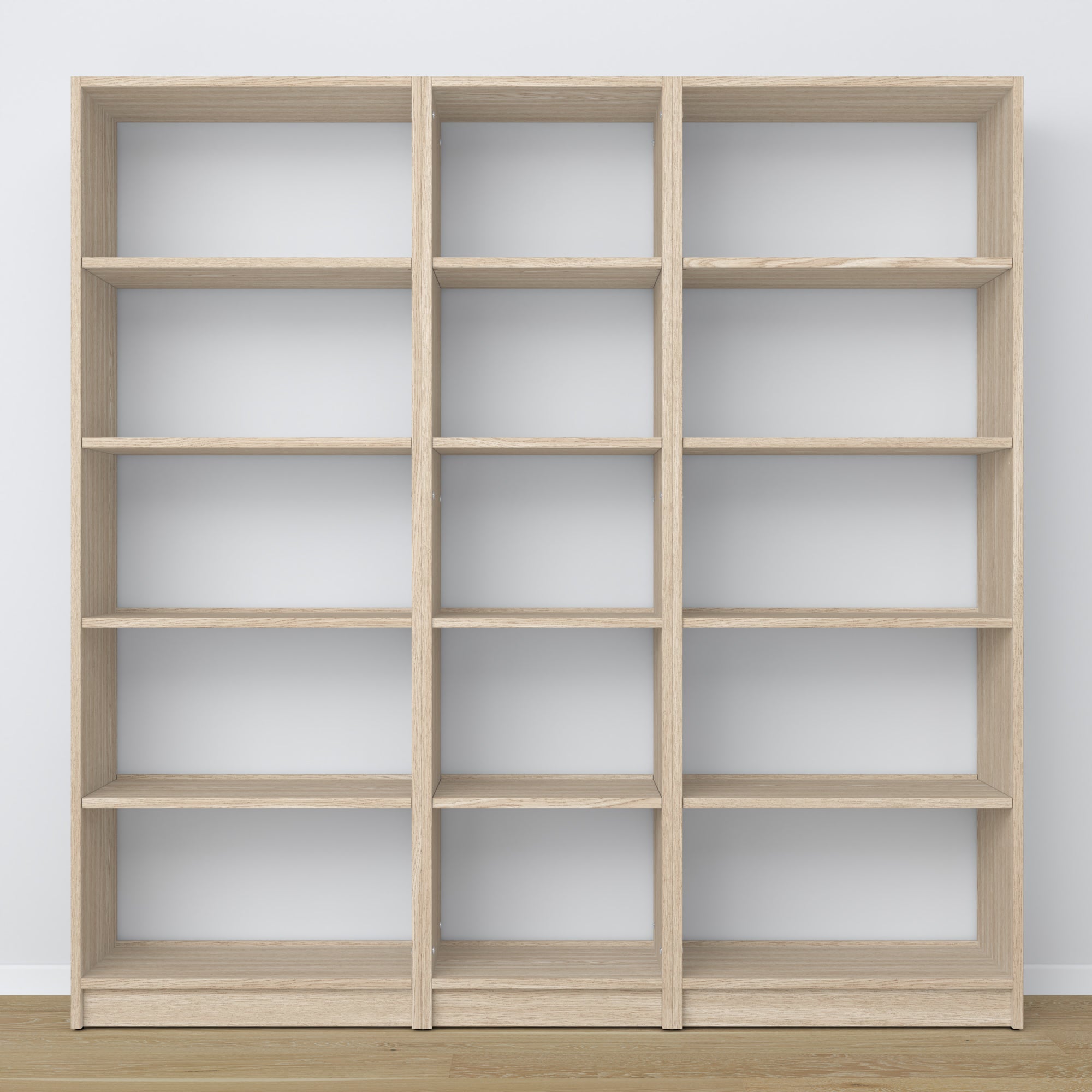 Oak shelf N01 oak bleached
