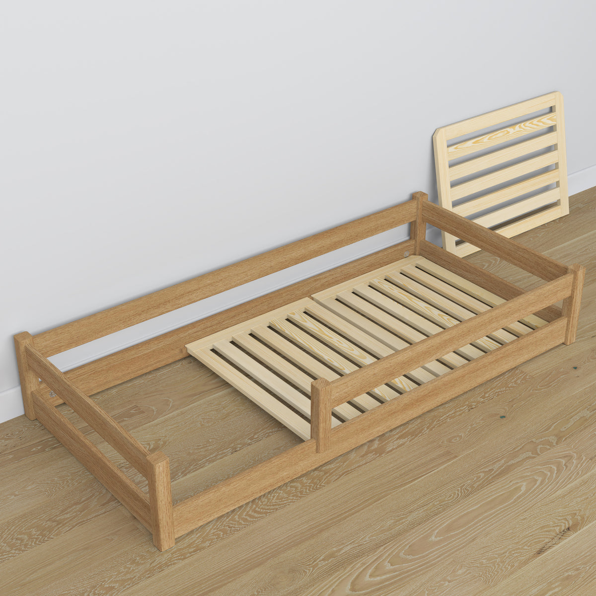 Oak low bed N02 oak natural