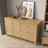 Commode 6S en chêne chêne naturel 154 cm w chambre – décoration scandinave