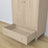 Oak wardrobe 2D1S Scandi oak bleached
