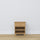 Oak bedside table 1S N02 Scandi oak natural