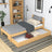 Letto pino naturale con cassetto – capiente vano, in legno, per bambini Nizio