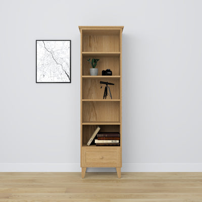 Oak shelf 1S 57 Scandi oak natural