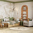 Letto pino naturale con cassetto in legno – vista diagonale