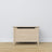 Baule in rovere sbiancata – contenimento e seduta, stile scandinavo Nizio