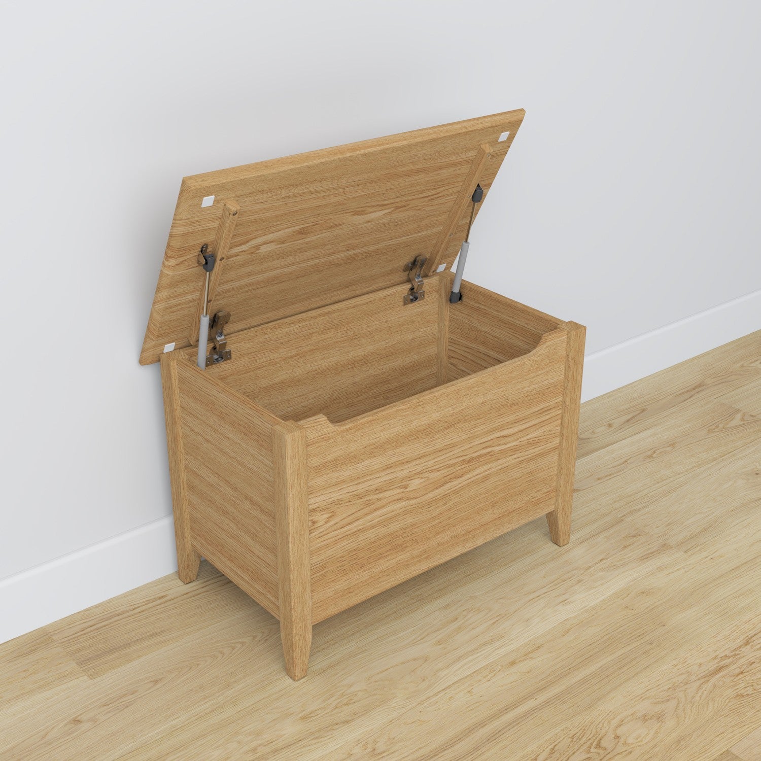 Oak chest Scandi oak natural