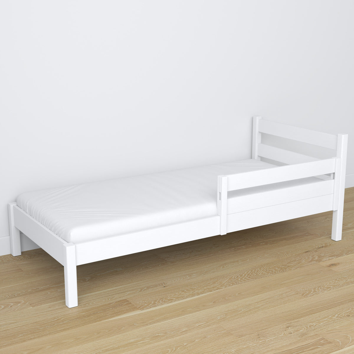 Bed fall protection | white