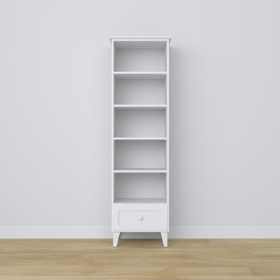 Wooden shelf 1S 57 Scandi white
