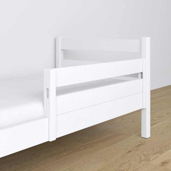 Zasenzapieczenie letti per bambini bianco – vista laterale, in legno