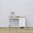 Wooden desk 3S Scandi white / natural oak