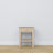 Oak bedside table 1S N01 Scandi oak bleached