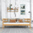 Sofa-lit pin naturel – barrière latérale en bois, sécurité pour les enfants