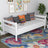 Sofa bed wooden white – side view, shape and proportions of the furniture