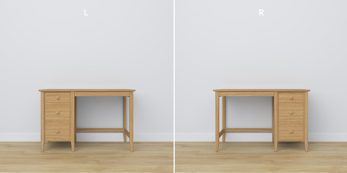 Oak desk 3S Scandi oak natural