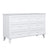 Cassettiera 6S bianco 154 cm in legno – dimensioni e schema, Nizio