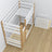 Etagenbett mit Schublade Weiß-Eiche aus Holz – skandinavisches Design, Nizio