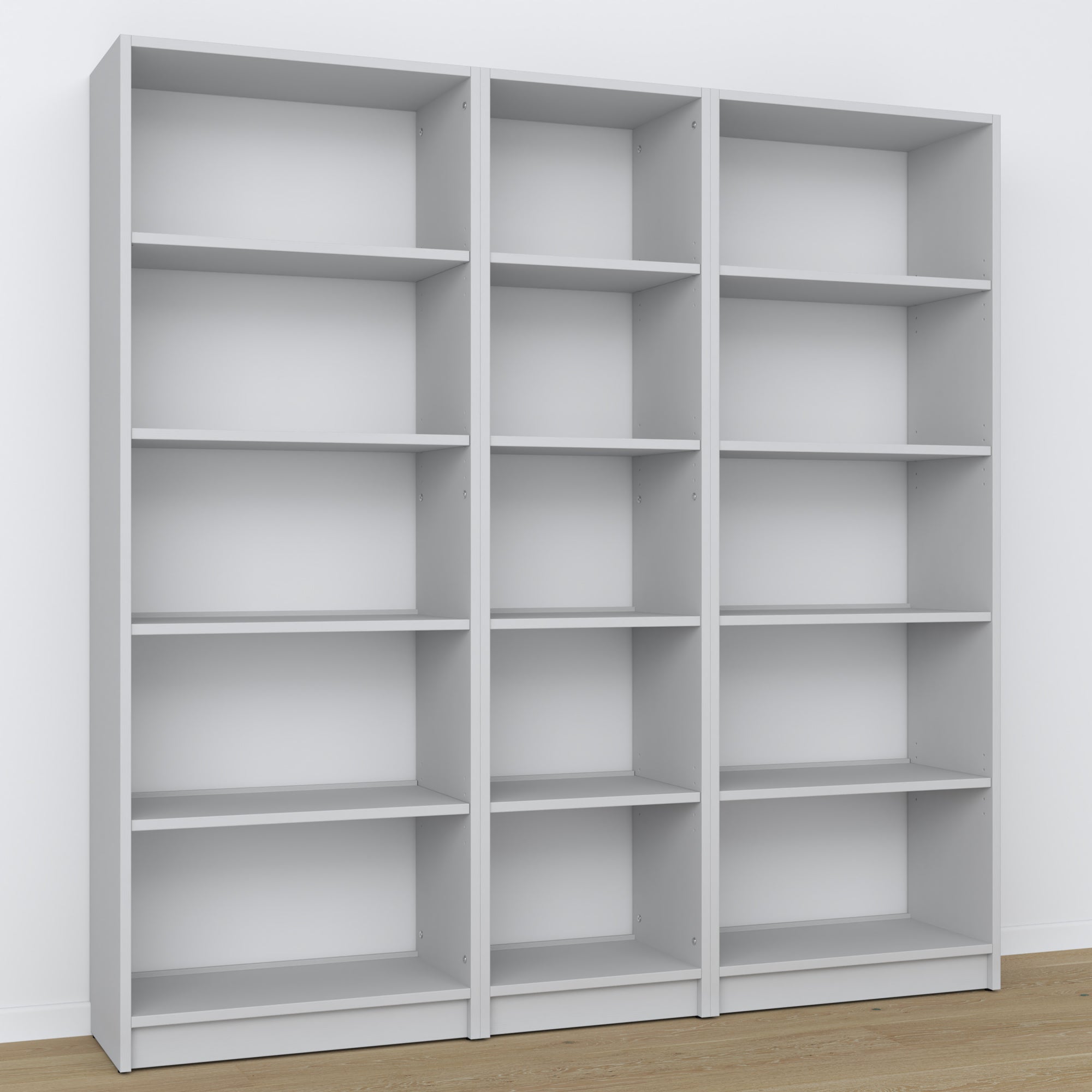 Wooden shelf N01 grey