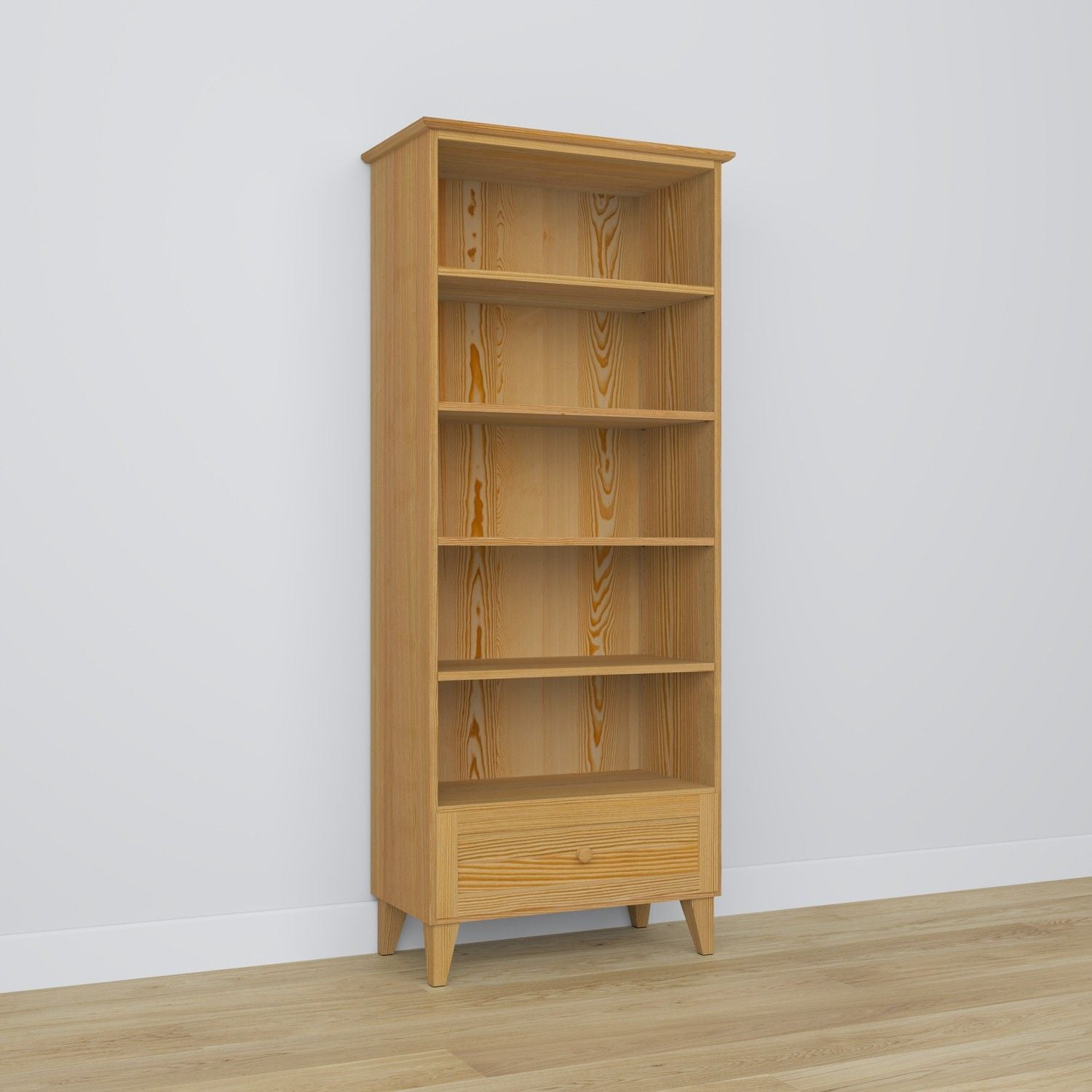 Pine shelf 1S 80 Scandi natural pine