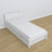 Wooden bed with drawer white – dimensions and diagram, Nizio Home