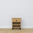 Comodino con cassetto N02 in rovere naturale con nero – camera da letto, stile scandinavo