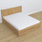 Oak double bed with drawer natural oak – capacity and functionality