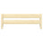 Safety rail clear pine – wooden, front view, Nizio Home