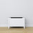 Baule in legno bianco – contenimento e seduta, stile scandinavo Nizio