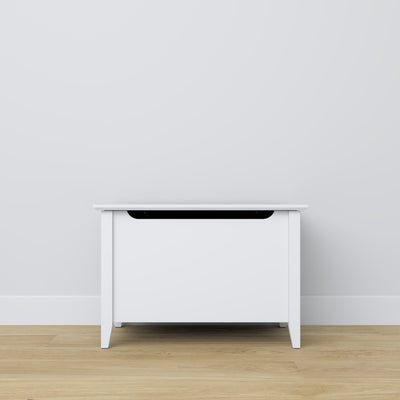 Wooden chest Scandi white
