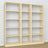 Scaffale in legno pino trasparente – dimensioni e schema, Nizio Home