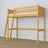 Hochbett Kiefer natur im Kinderzimmer – Scandi-Einrichtung, Holz