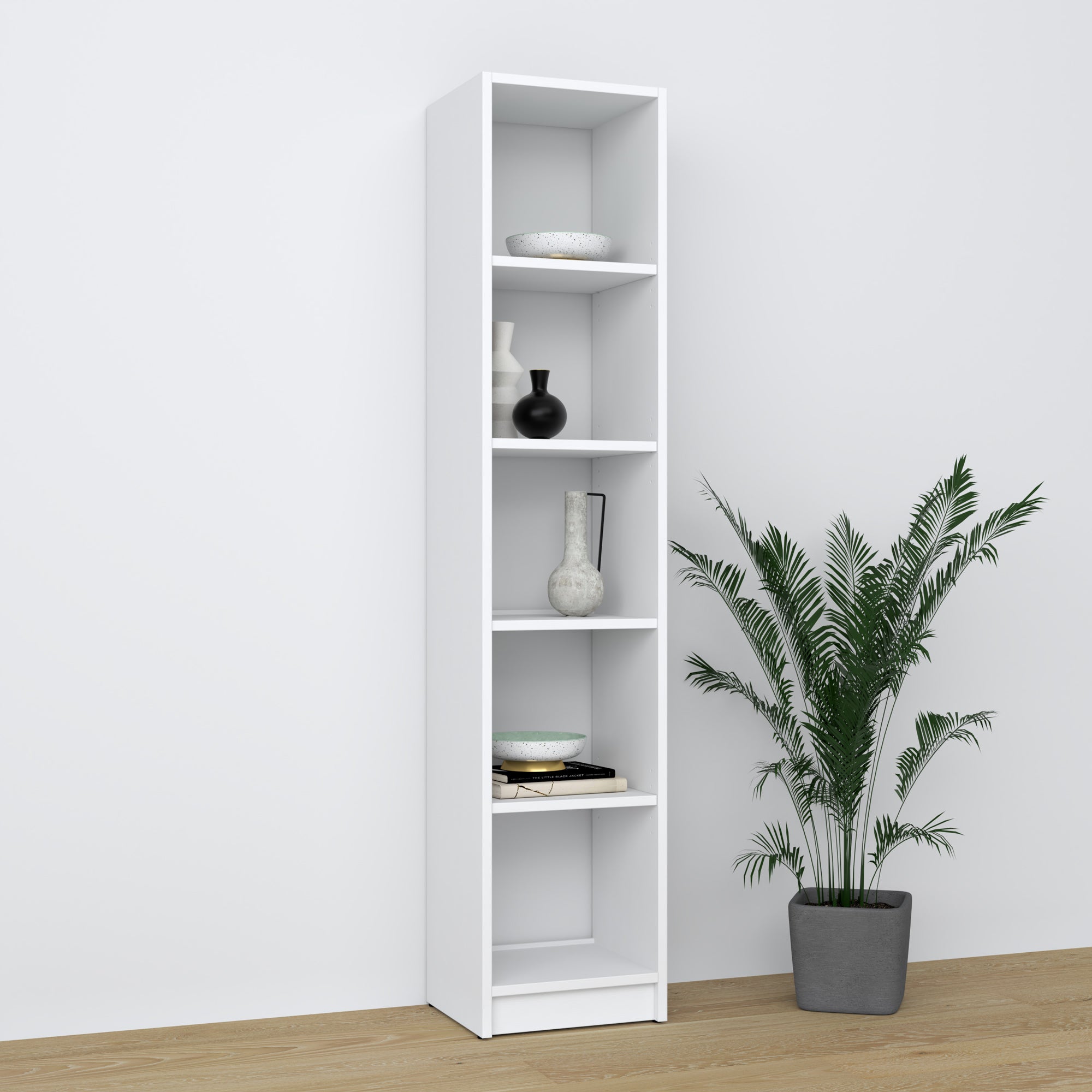 Wooden shelf N01 white