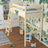 Clear Pine Wooden Loft Bed – Free Space Under the Sleeping Area, Nizio