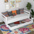 Sofa-lit avec tiroir en bois blanc – chambre d'enfant, style scandinave Nizio