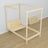 Lit à baldaquin en bois pin incolore – décoration de chambre d'enfant scandinave