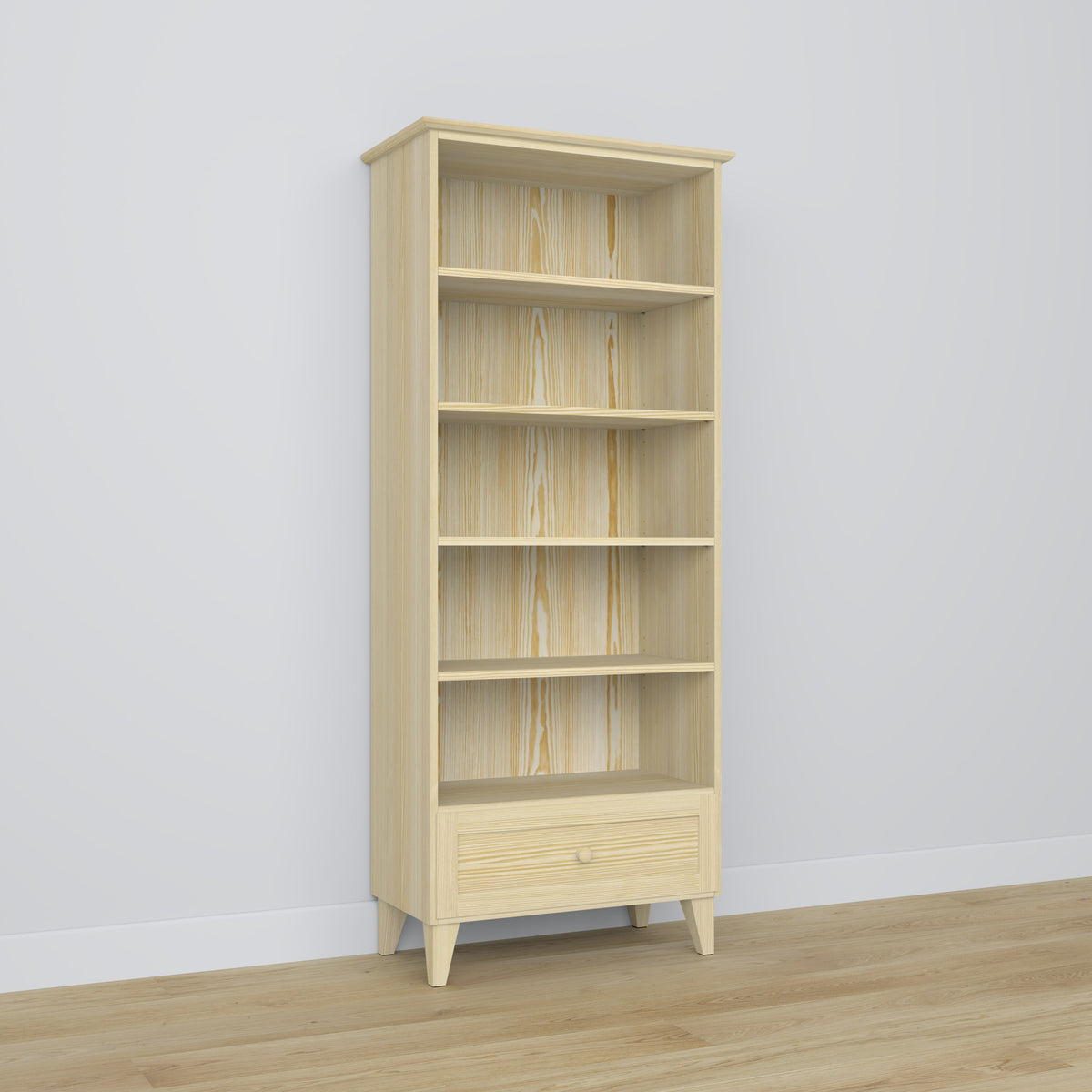 Pine shelf 1S 80 Scandi clear pine