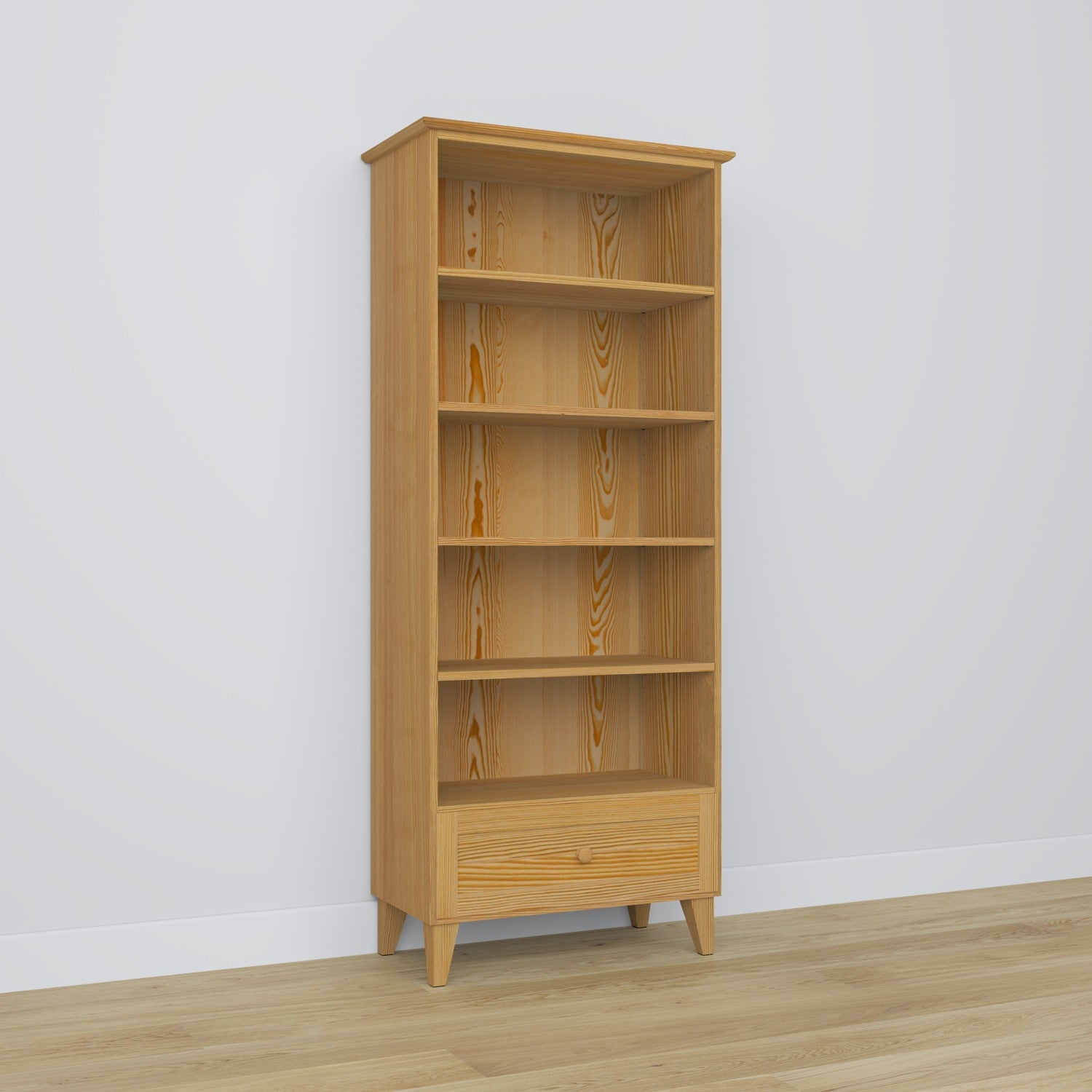 Pine shelf 1S 80 Scandi natural pine