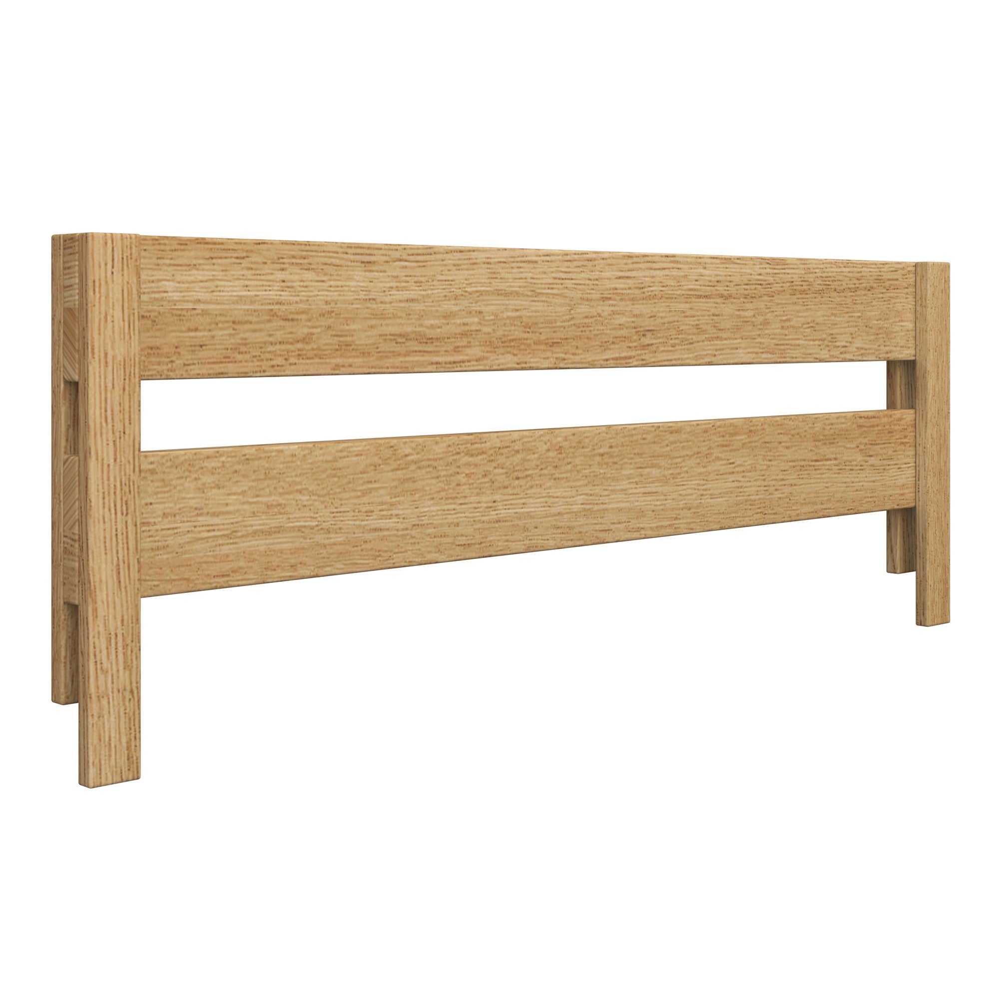 Bed fall protection | natural oak