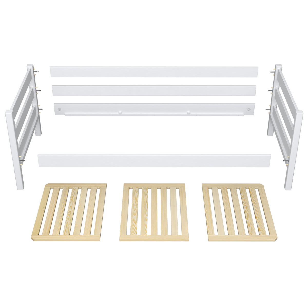 Łóżko sofa z szufladą N01 dąb bielony – dodatkowy widok, Nizio Home