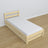 Letto con cassetto per materasso pino trasparente in legno – dimensioni, Nizio