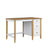 Wooden desk 3S Scandi white / natural oak