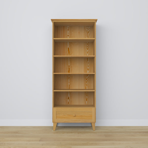 Pine shelf 1S 80 Scandi natural pine