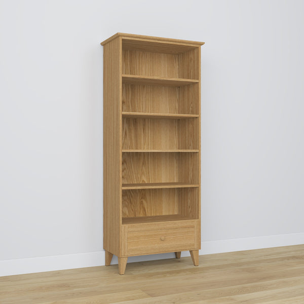 Oak shelf 1S 80 Scandi oak natural