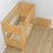 Etagenbett Holz Kiefer natur mit Schublade – Maße und Schema, Nizio