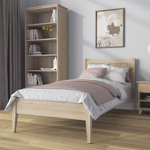 Oak shelf 1S 80 Scandi oak bleached