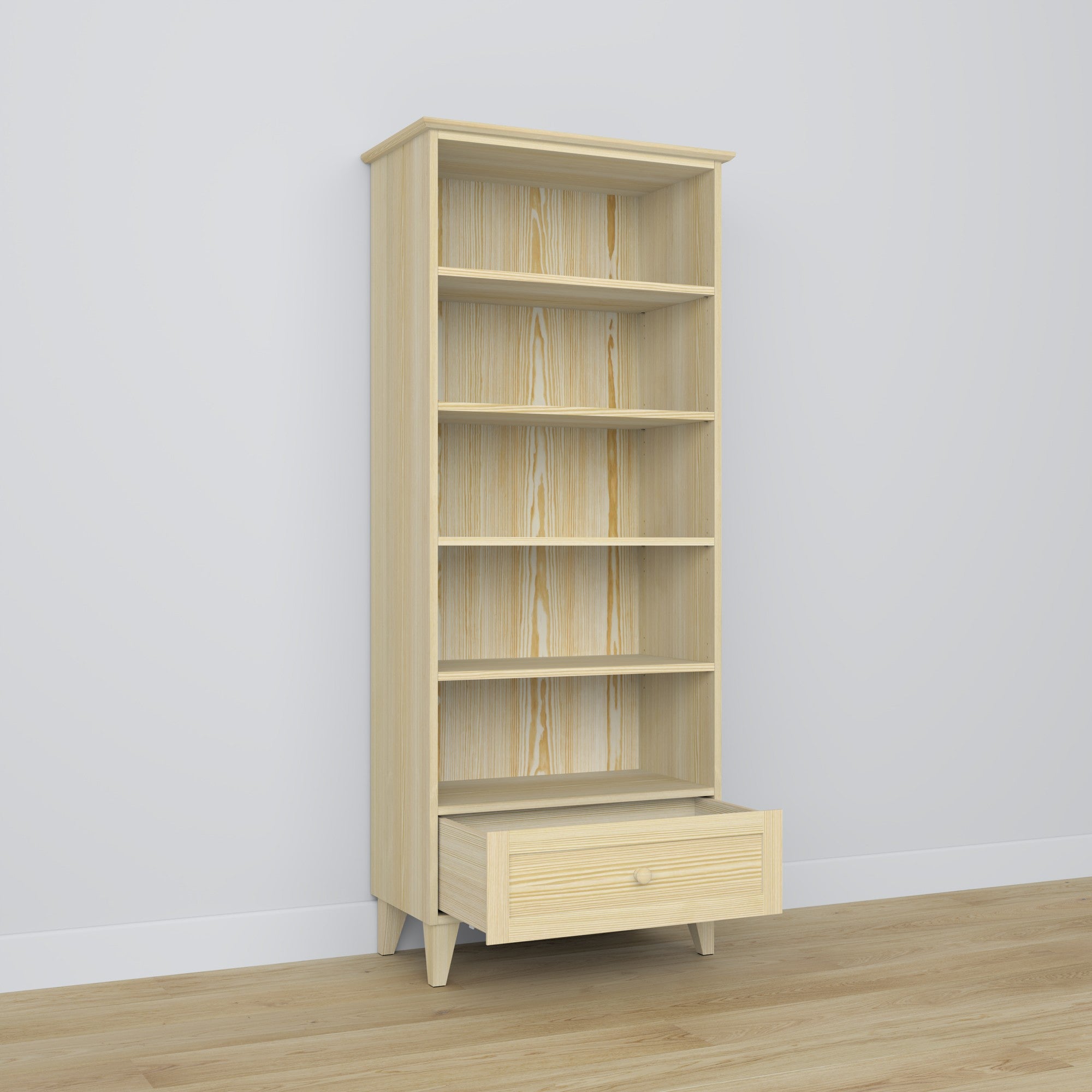 Pine shelf 1S 80 Scandi clear pine