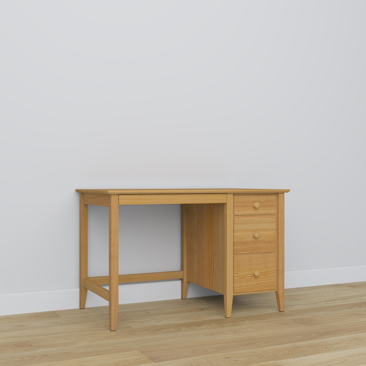 Pine desk 3S Scandi natural pine